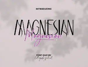 Magnesian font