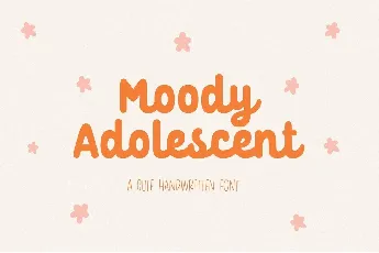 Moody Adolescent font