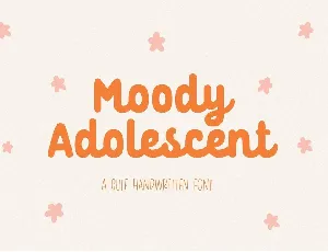 Moody Adolescent font