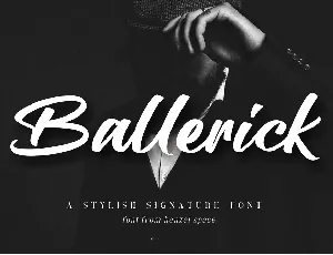 Ballerick font