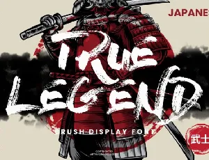 True Legend font