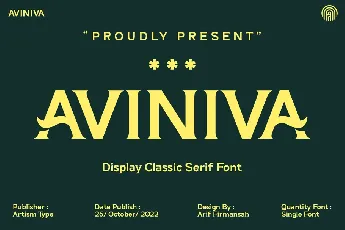 Aviniva font