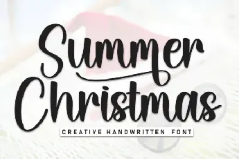 Summer Christmas Script font