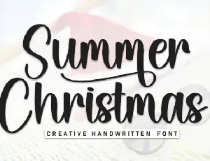 Summer Christmas Script font