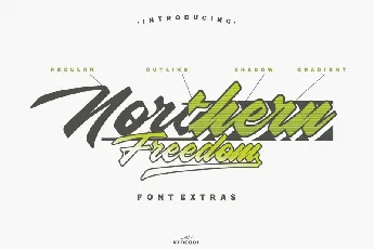 Northern Freedom Script font