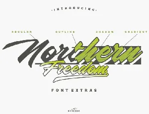 Northern Freedom Script font