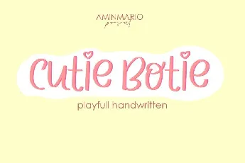 Cutie Botie font