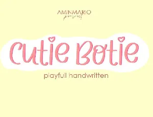 Cutie Botie font