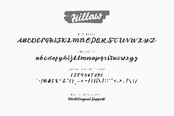 Hillaw font