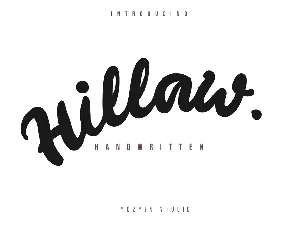 Hillaw font