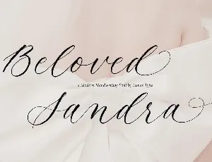 Beloved Sandra font