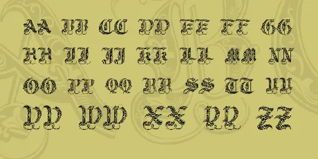 Royal Initialen font