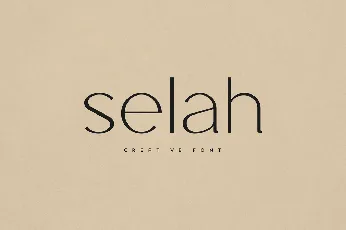 Selah font