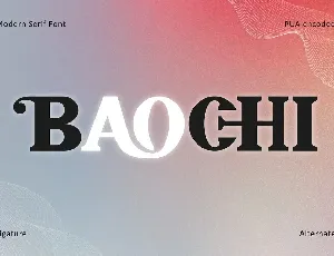 Baochi font