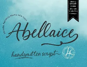 Abellaice font