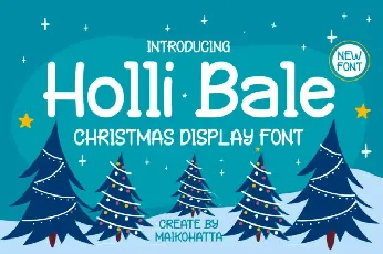 Holli bale Display font