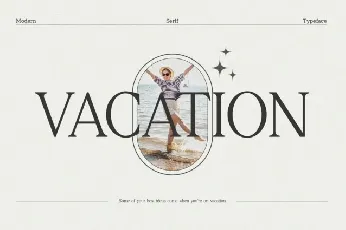Vacation Serif font