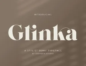 Glinka font