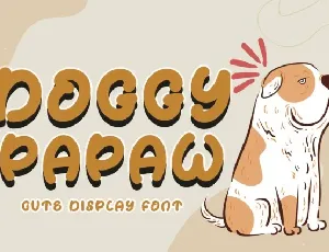 Doggy Papaw font