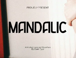 Mandalic font