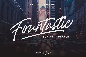 Fountastic font