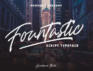 Fountastic font