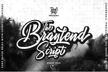 The Braylend Script font