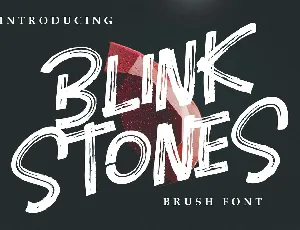 Blink Stones font