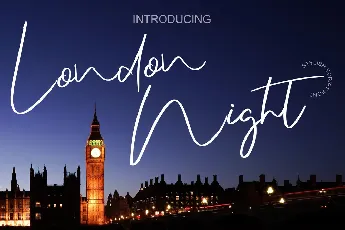 London Night font