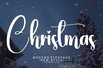 Christmas Handwritten Typeface font