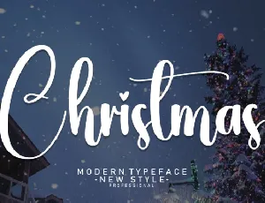 Christmas Handwritten Typeface font