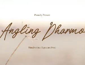 Angling Dharmo font