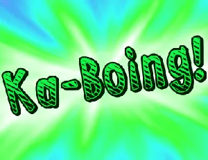 Ka-Boing! font