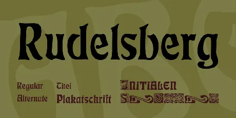 Rudelsberg font