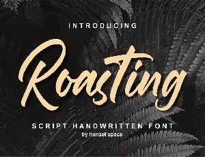 Roasting Script font