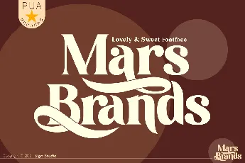 Mars Brands font