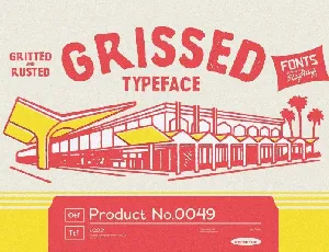 Grissed font