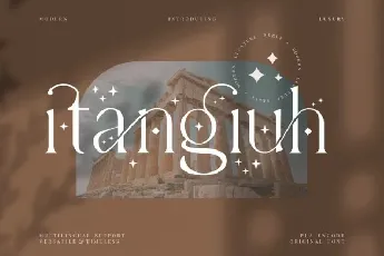 Itangiuh font