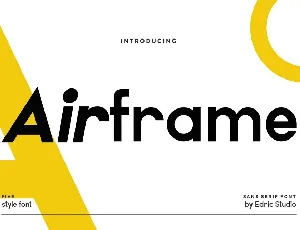 Airframe font