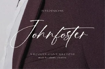 Johnfoster font