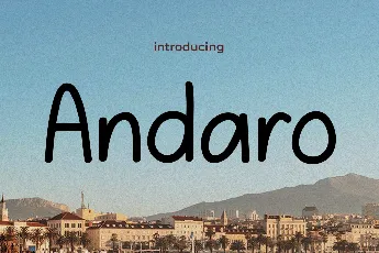 Andaro font