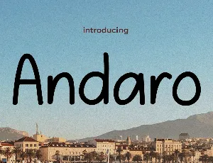 Andaro font