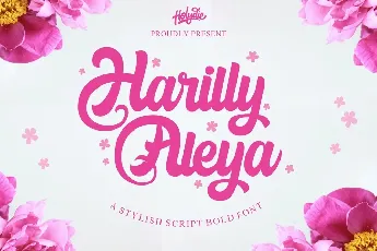 Harilly Aleya Bold Script font