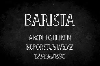 Barista font