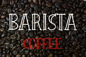 Barista font