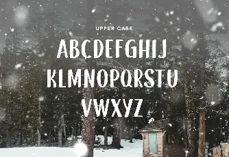 SnowHut font