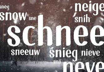 SnowHut font