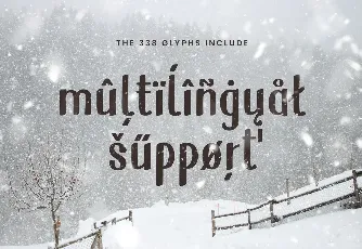 SnowHut font