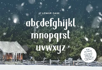 SnowHut font