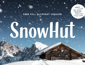 SnowHut font